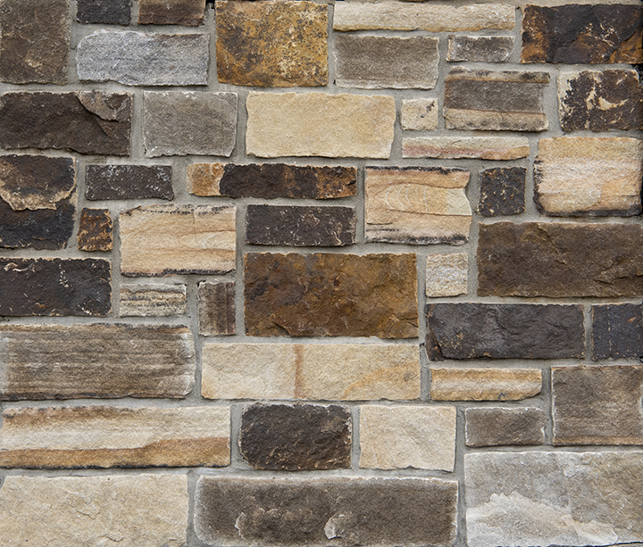Baja Brown Ledgestone Swatch from Natural Facing Real Stone Veneer