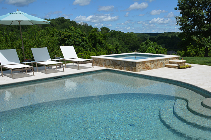 Crystal Creek, Mosaic, Spa Project, Real Stone Veneer, Natural Stone Veneer, Sawn Thin Stone Veneer