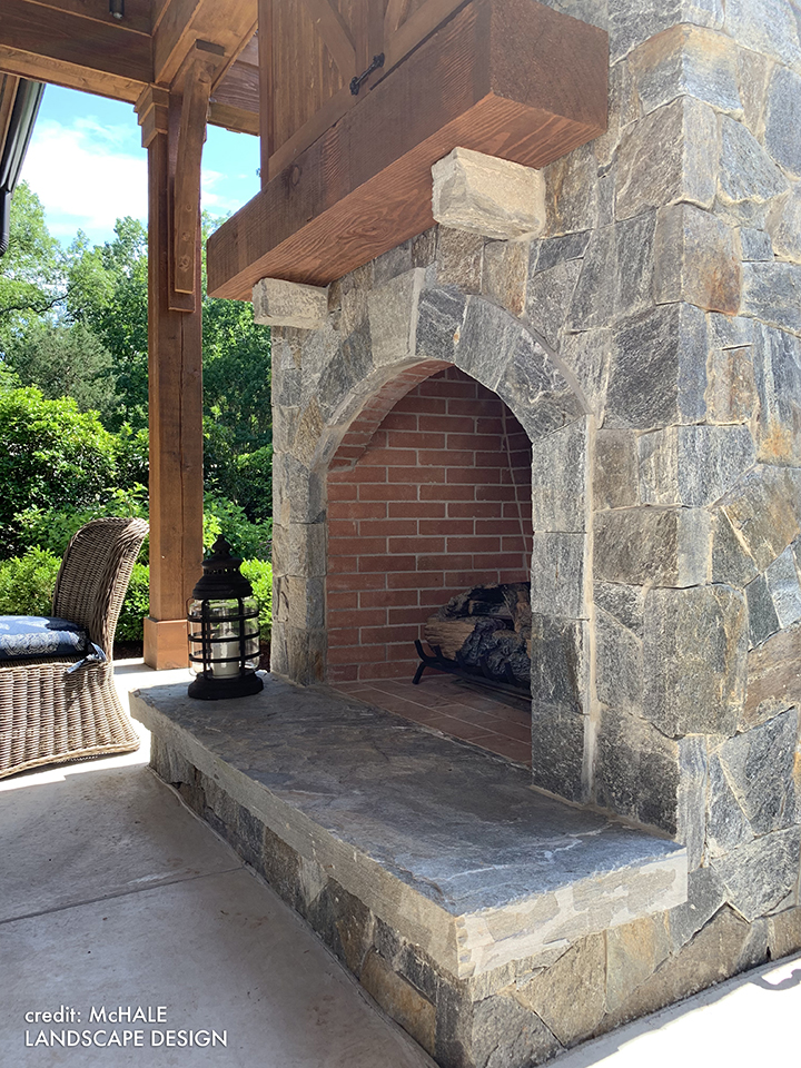 Autumn Crest Mosaic Autumn Crest, Centerville, Pavillion Project, Real Stone Veneer, Natural Stone Veneer, Sawn Thin Stone Veneer