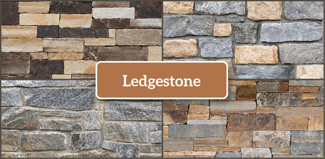 Mosaic Stone Veneer Collage